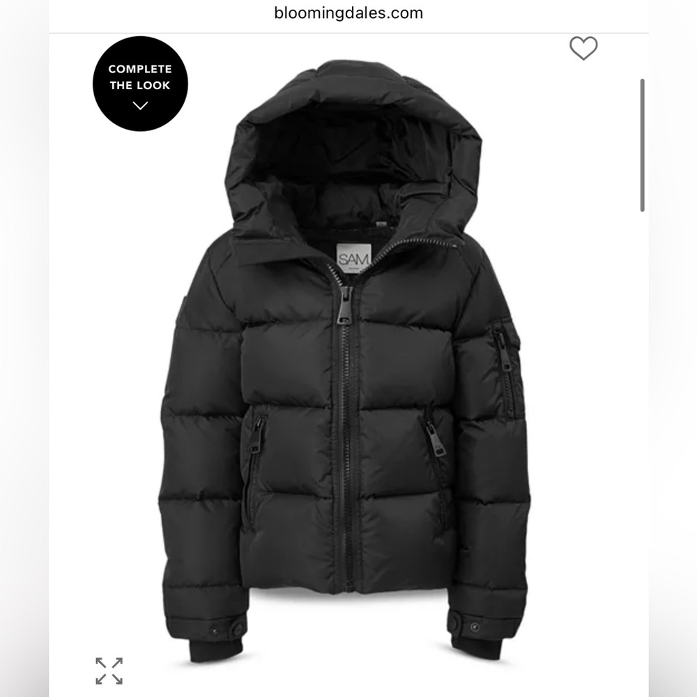 SAM Boys' Matte Parker Hooded Down Puffer Jacket - Big Kids size 14